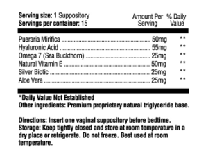 Hygeena Pueraria Mirifica Vaginal Suppositories