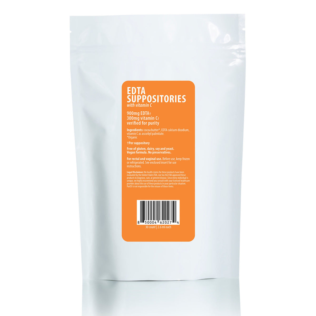 EDTA Suppositories with Vitamin C EDTA Suppositories with Vitamin C